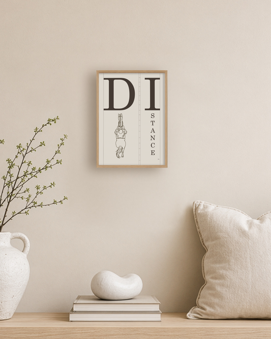 Distance – Disciplin plakat