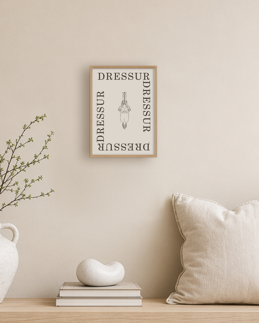 Dressur – Disciplin plakat (digital)