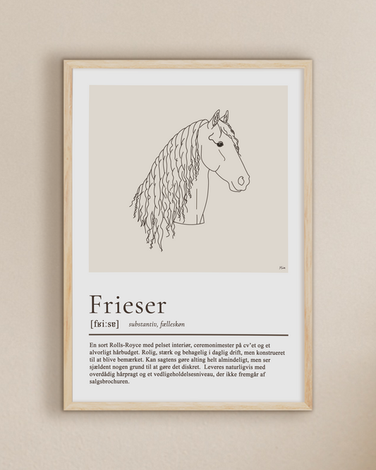 Frieser – humoristisk plakat