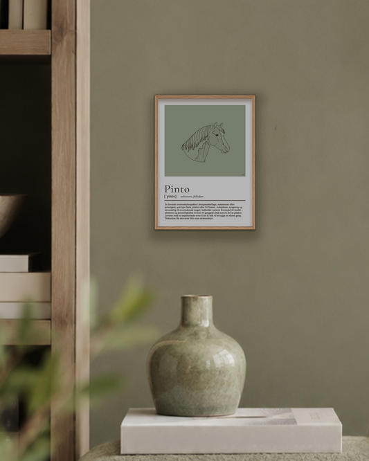 Pinto – humoristisk plakat
