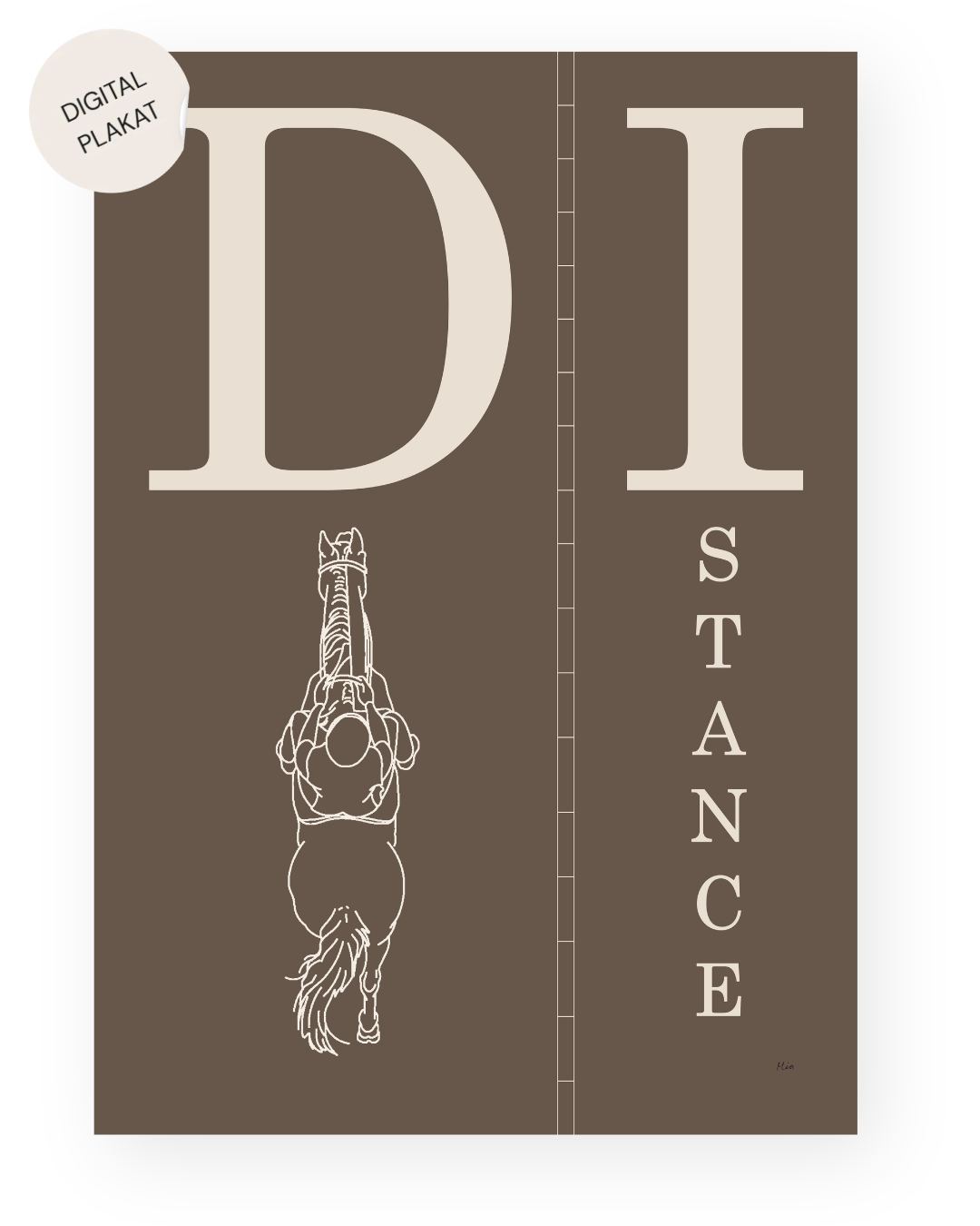 Distance – Disciplin plakat (digital)