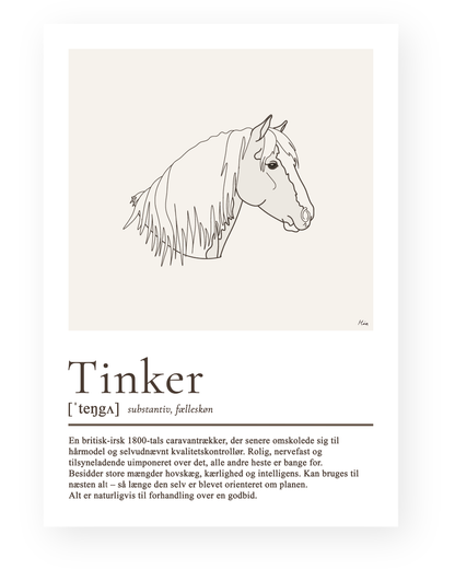 Tinker – humoristisk plakat