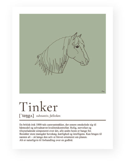 Tinker – humoristisk plakat