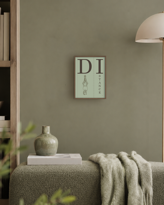 Distance – Disciplin plakat (digital)