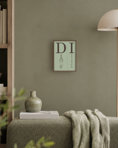 Distance – Disciplin plakat