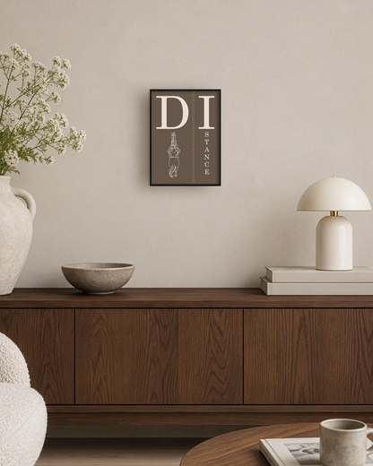 Distance – Disciplin plakat