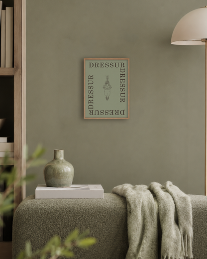 Dressur – Disciplin plakat