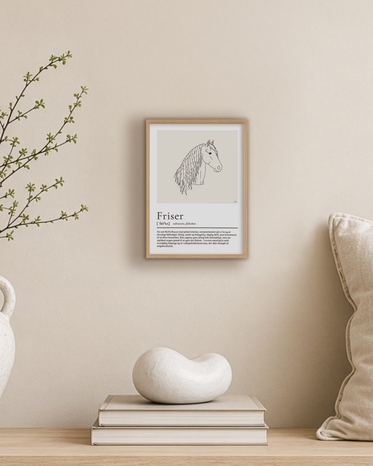 Friser – humoristisk plakat