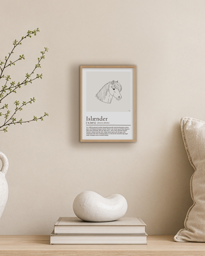Islænder – humoristisk plakat