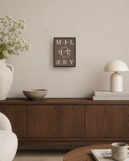 Military – Disciplin plakat
