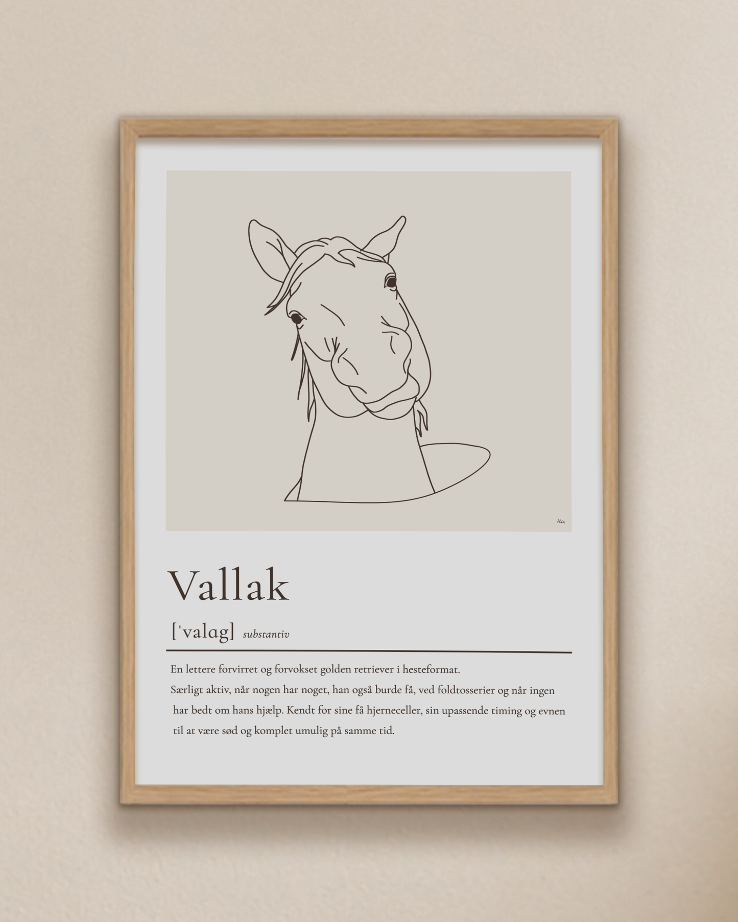 Vallak – humoristisk plakat
