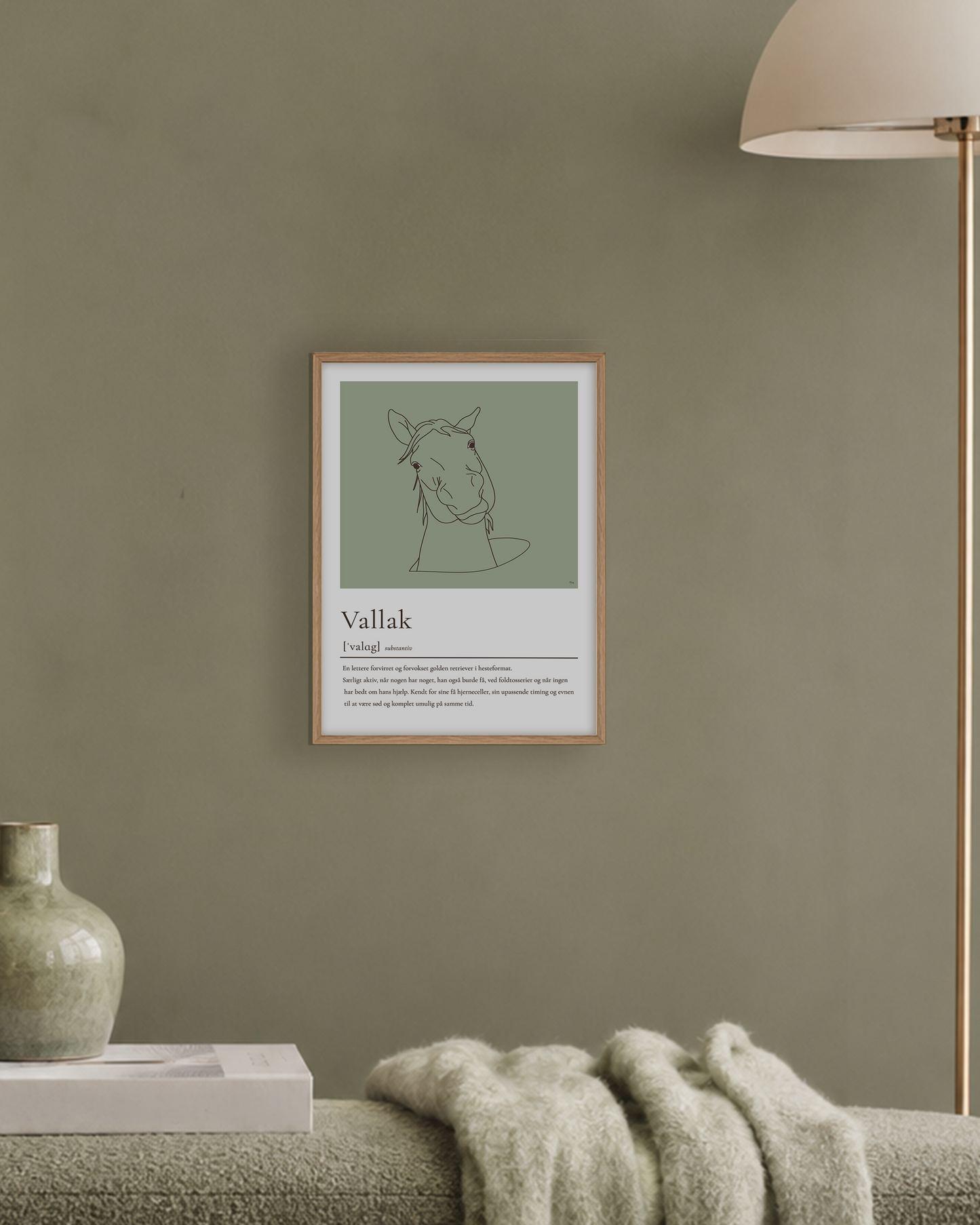 Vallak – humoristisk plakat