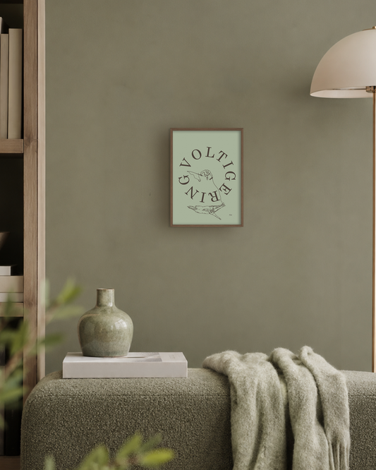 Voltigering – Disciplin plakat