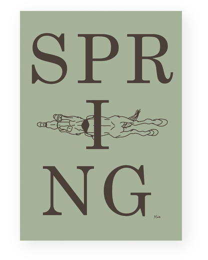 Spring – Disciplin plakat