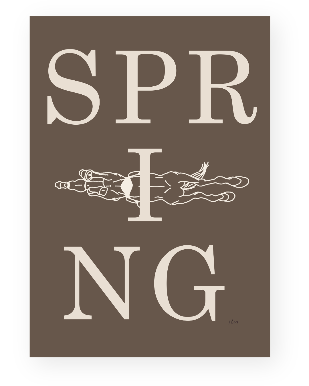 Spring – Disciplin plakat