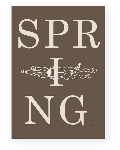 Spring – Disciplin plakat