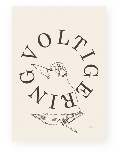 Voltigering – Disciplin plakat