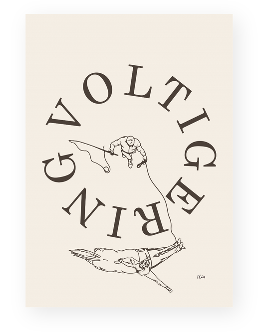 Voltigering – Disciplin plakat