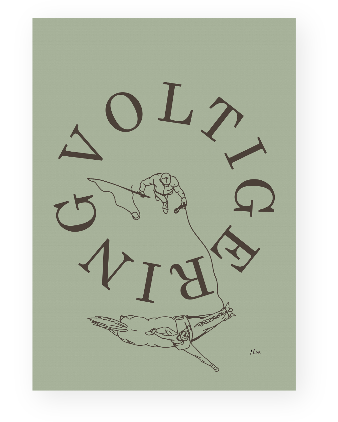 Voltigering – Disciplin plakat