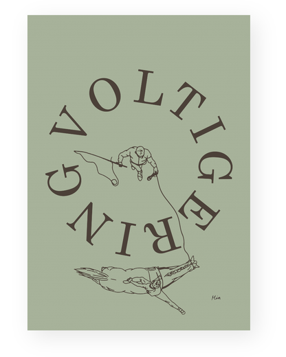 Voltigering – Disciplin plakat