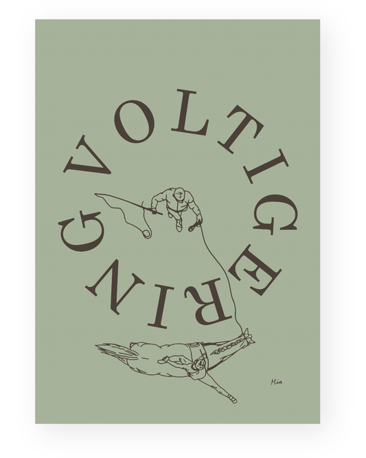 Voltigering – Disciplin plakat