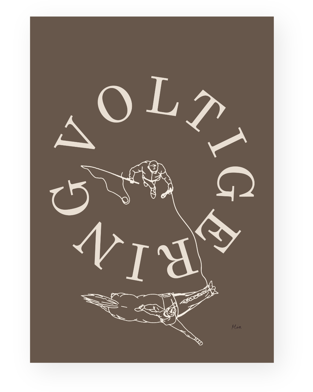 Voltigering – Disciplin plakat