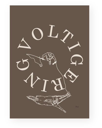 Voltigering – Disciplin plakat