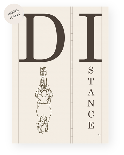 Distance – Disciplin plakat (digital)