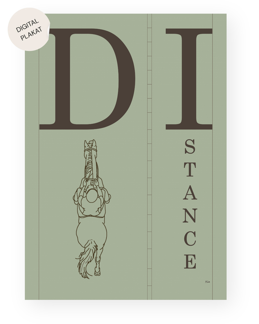 Distance – Disciplin plakat (digital)