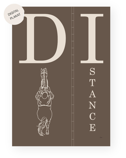 Distance – Disciplin plakat (digital)
