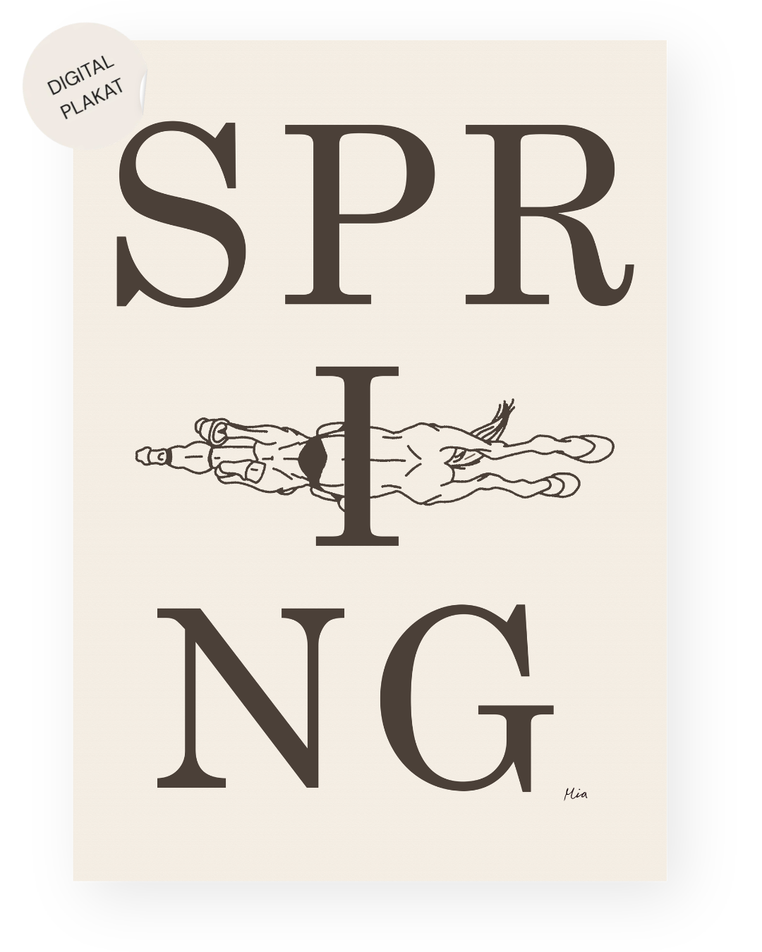 Spring – Disciplin plakat (digital)