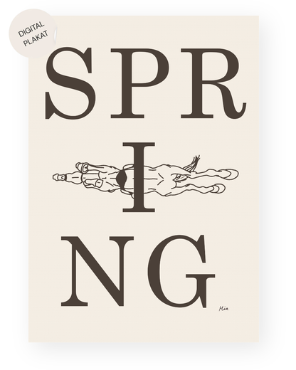 Spring – Disciplin plakat (digital)