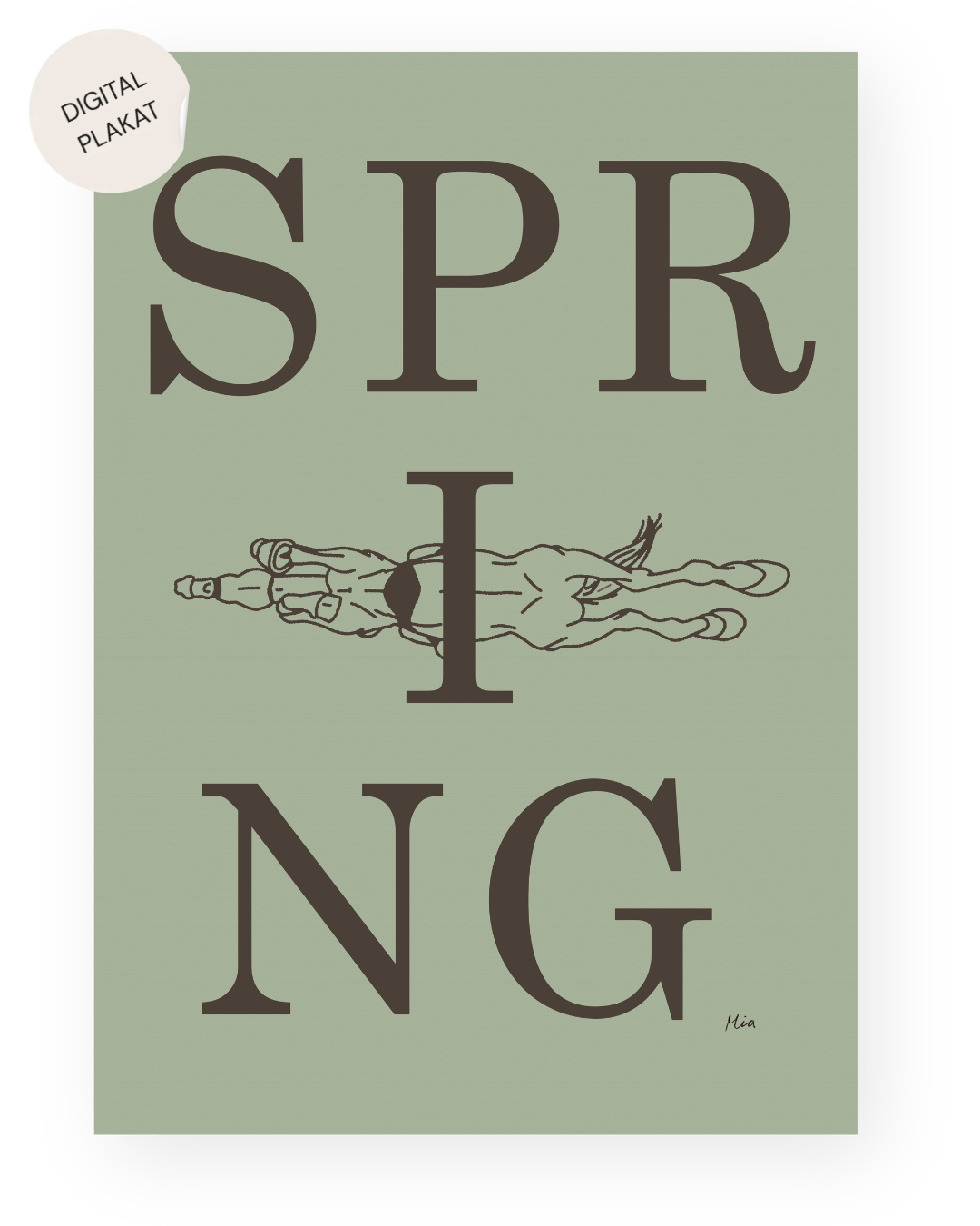 Spring – Disciplin plakat (digital)