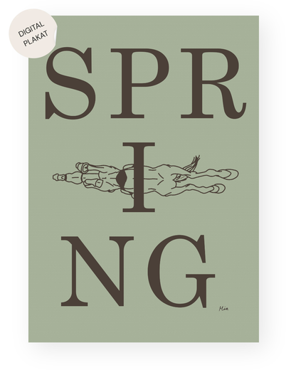 Spring – Disciplin plakat (digital)