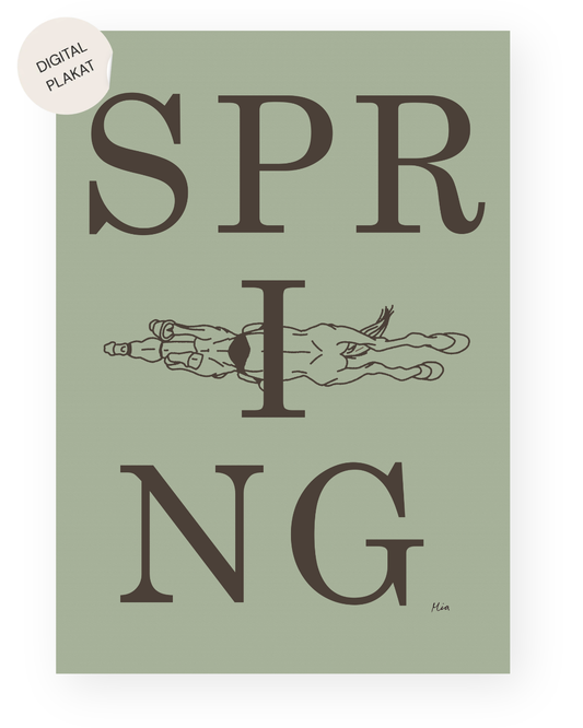 Spring – Disciplin plakat (digital)