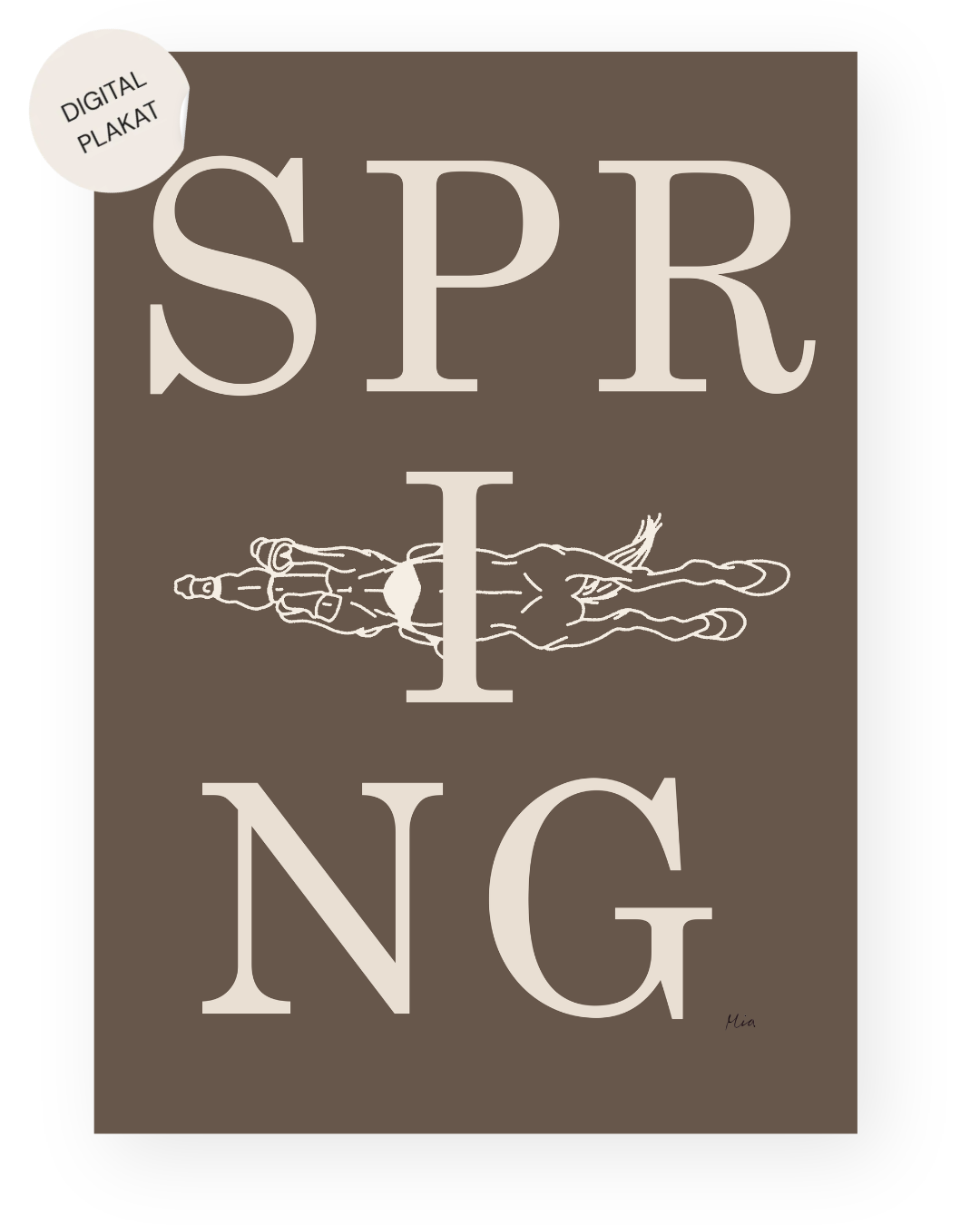 Spring – Disciplin plakat (digital)