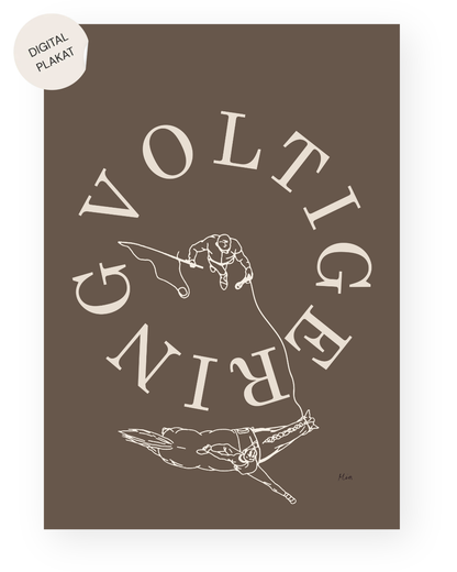 Voltigering – Disciplin plakat (digital)