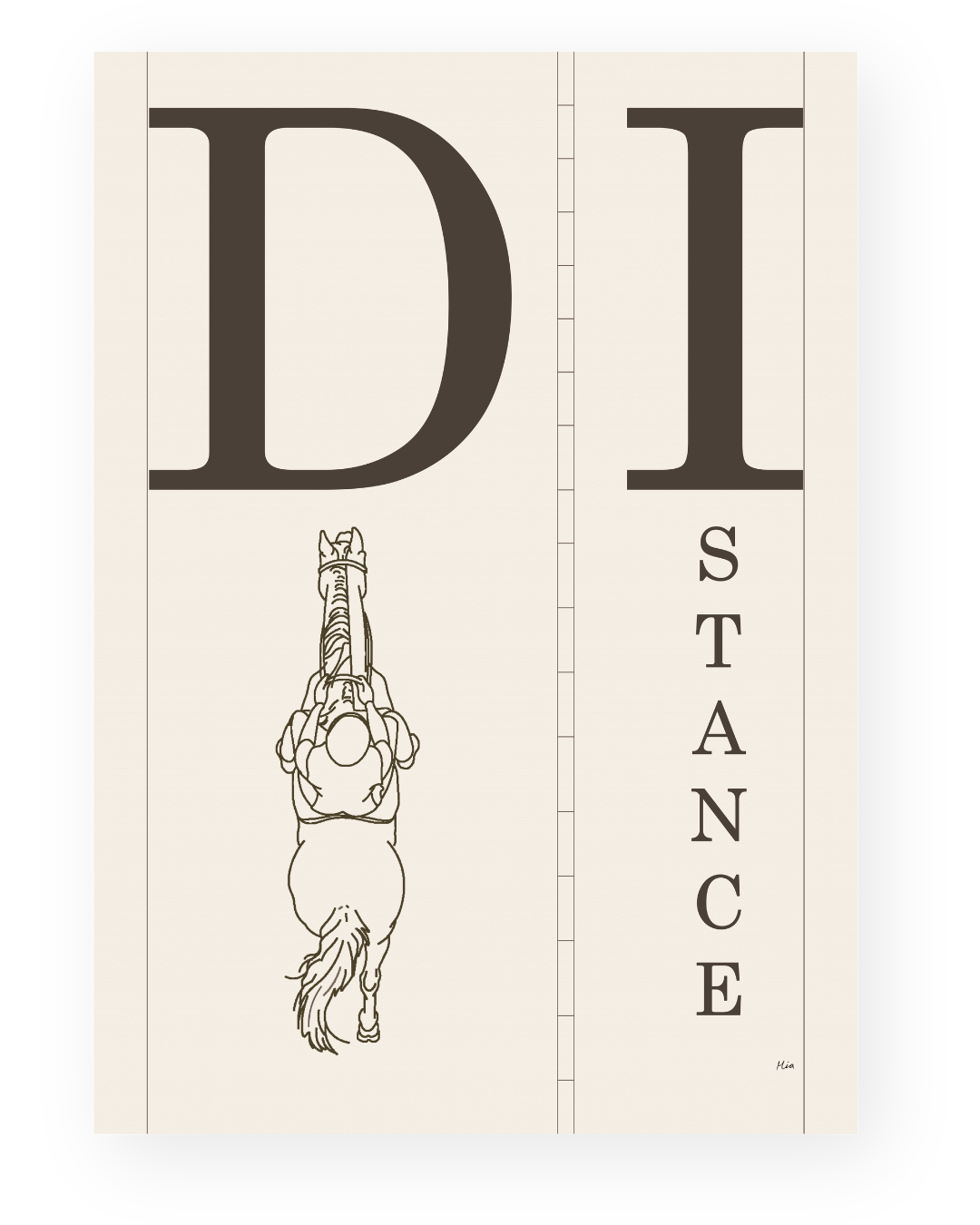 Distance – Disciplin plakat