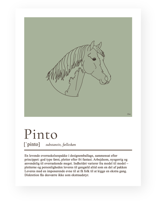 Pinto – humoristisk plakat