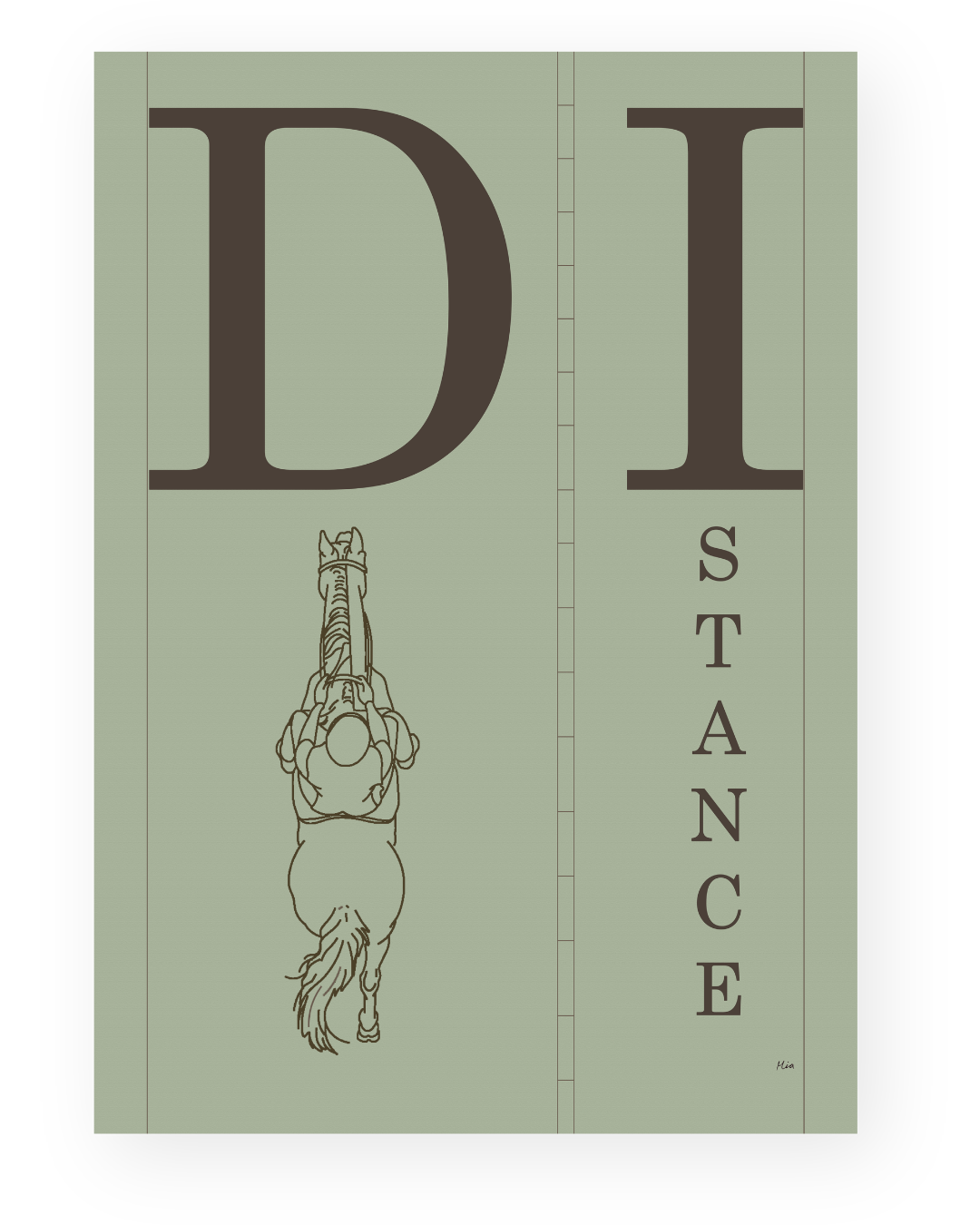 Distance – Disciplin plakat