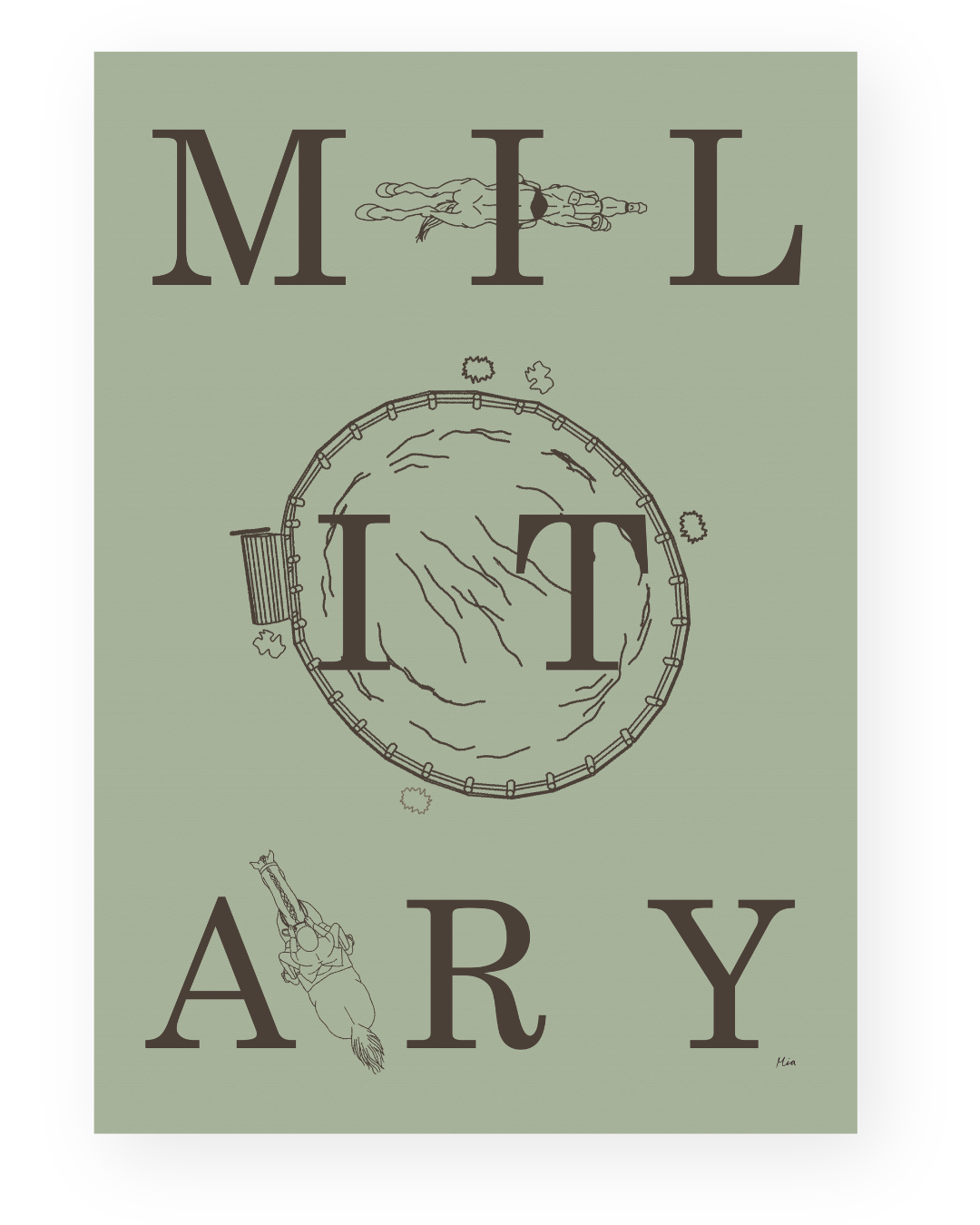 Military – Disciplin plakat